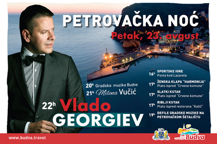 Uvodna slika za Vlado Georgiev 23. avgusta na “Petrovačkoj noći”